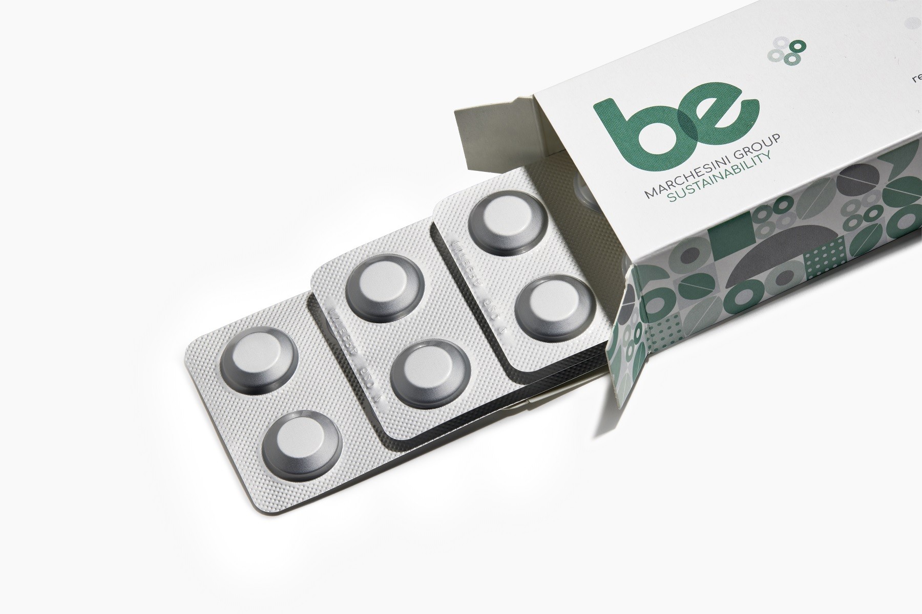 Marchesini Group packaging consisting of seventy-five percent PVC-free aluminium