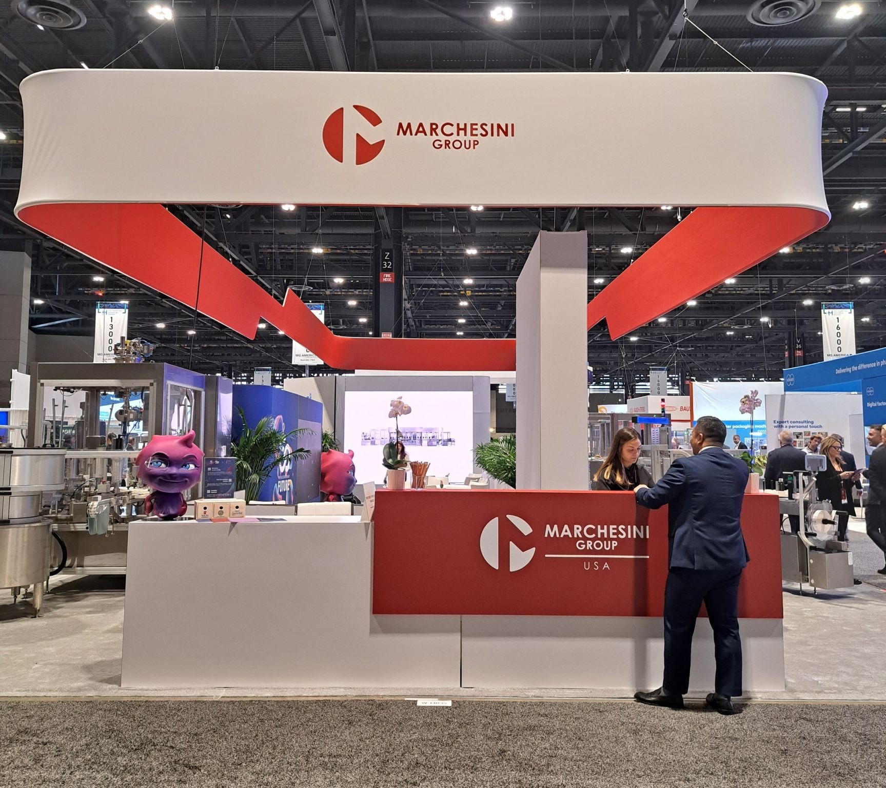 Marchesini Booth at Pack Expo 2024