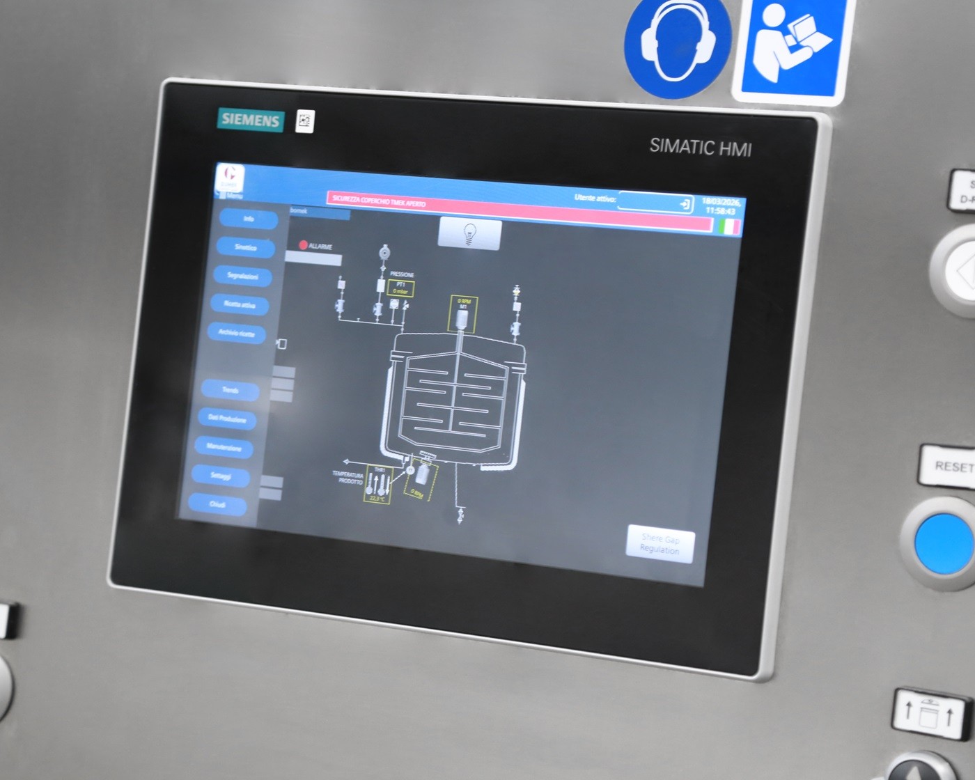 Nuovo pannello operatore Turbomek